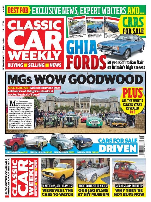 Title details for Classic Car Weekly by H BAUER PUBLISHING LIMITED - Available